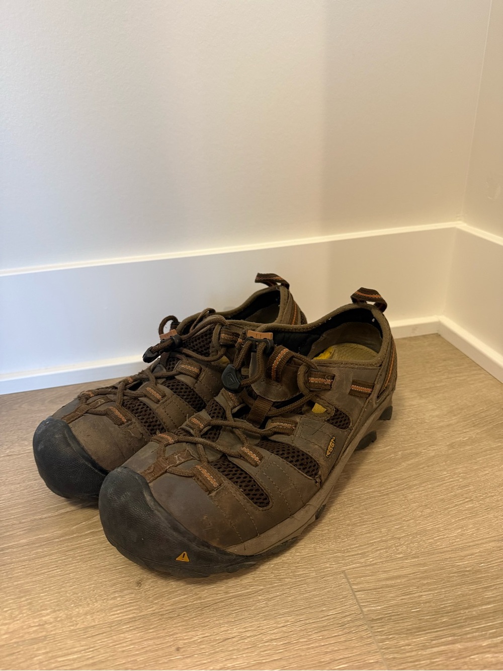 KEEN Utility Atlanta Cool II Steel Toe Work Shoes Men's Size 10 Brown